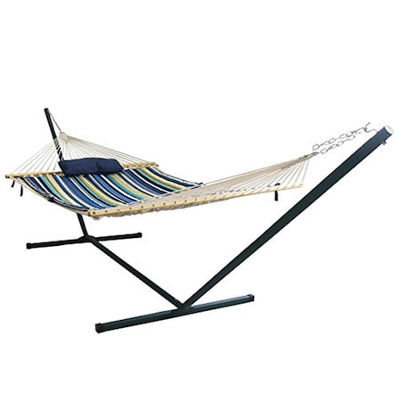 Blue Wave 15 ft. Island Retreat Hammock Set - Blue Cover NU3110